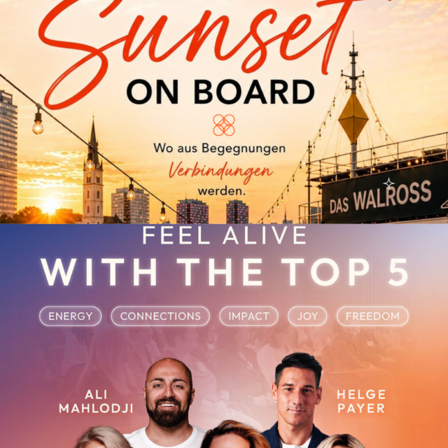 Kombi-Ticket Feel Alive with the Top 5 + Emotionsnight Sunset on Board